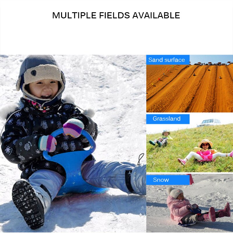 Kids Plastic Snow Sled with Handle by HitMyNeed