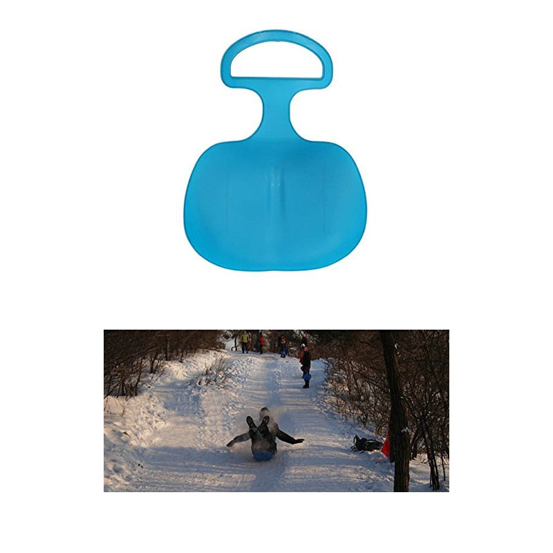 Kids Plastic Snow Sled with Handle by HitMyNeed