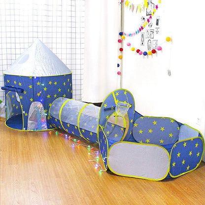 Kids Play Tunnel Tent with Ball Pit Set by HitMyNeed