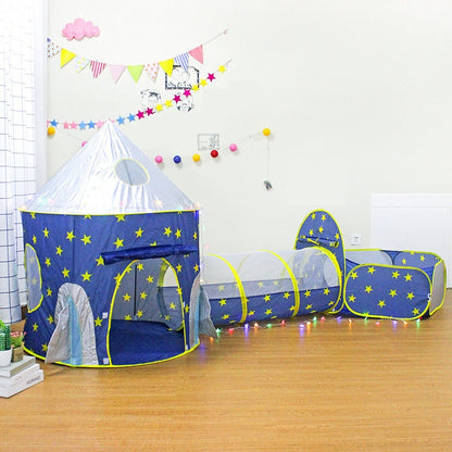 Kids Play Tunnel Tent with Ball Pit Set by HitMyNeed