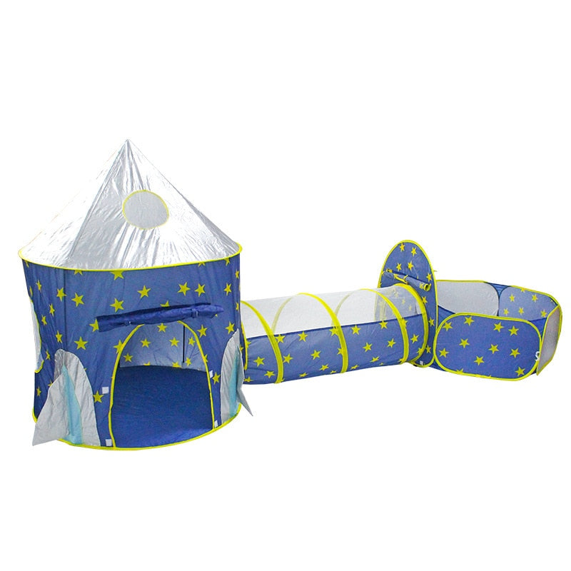 Kids Play Tunnel Tent with Ball Pit Set by HitMyNeed
