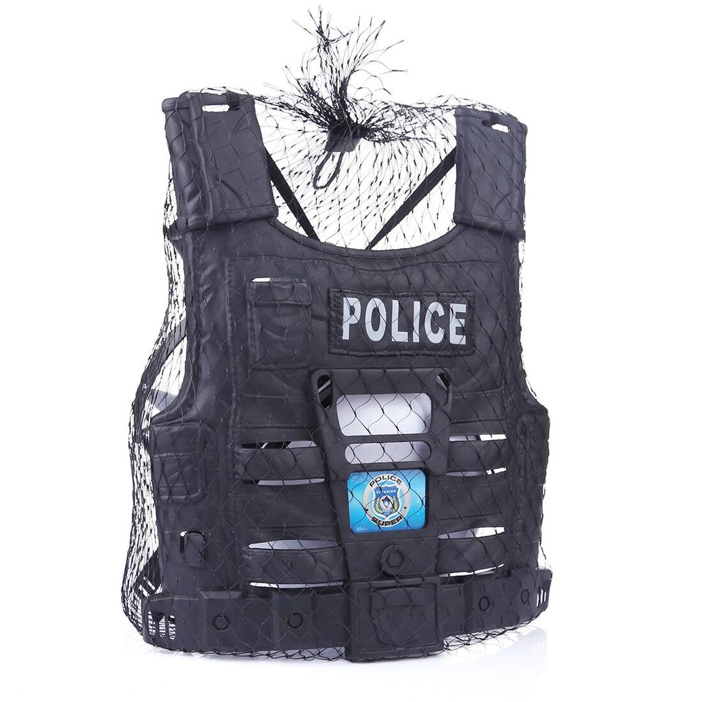 Kids Police Role Play Set with Vest and Accessories by HitMyNeed