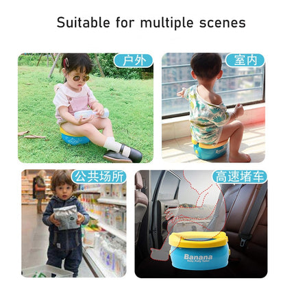 Kids Portable Travel Potty with Waste Bags by HitMyNeed