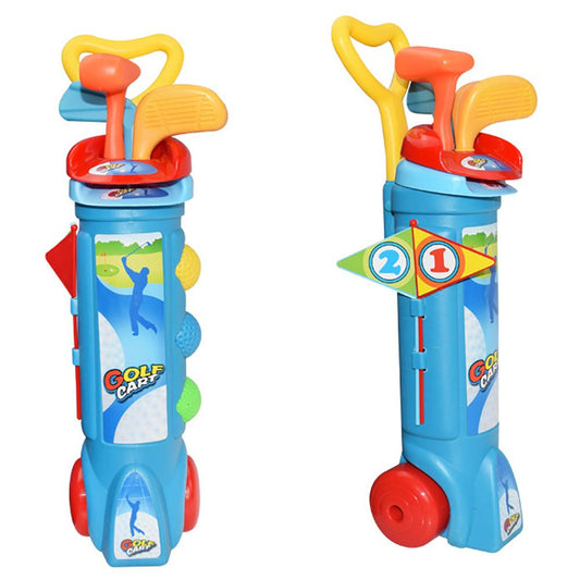 Kids Pretend Golf Toy Set with Trolley Case by HitMyNeed