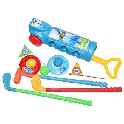 Kids Pretend Golf Toy Set with Trolley Case by HitMyNeed