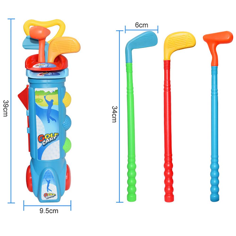 Kids Pretend Golf Toy Set with Trolley Case by HitMyNeed