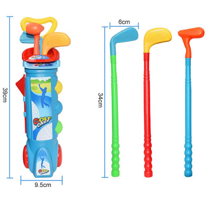 Kids Pretend Golf Toy Set with Trolley Case by HitMyNeed