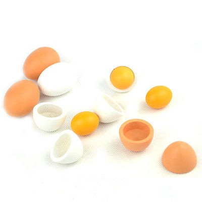 Kids Pretend Play Egg Set with Carton Box (6pcs) by HitMyNeed