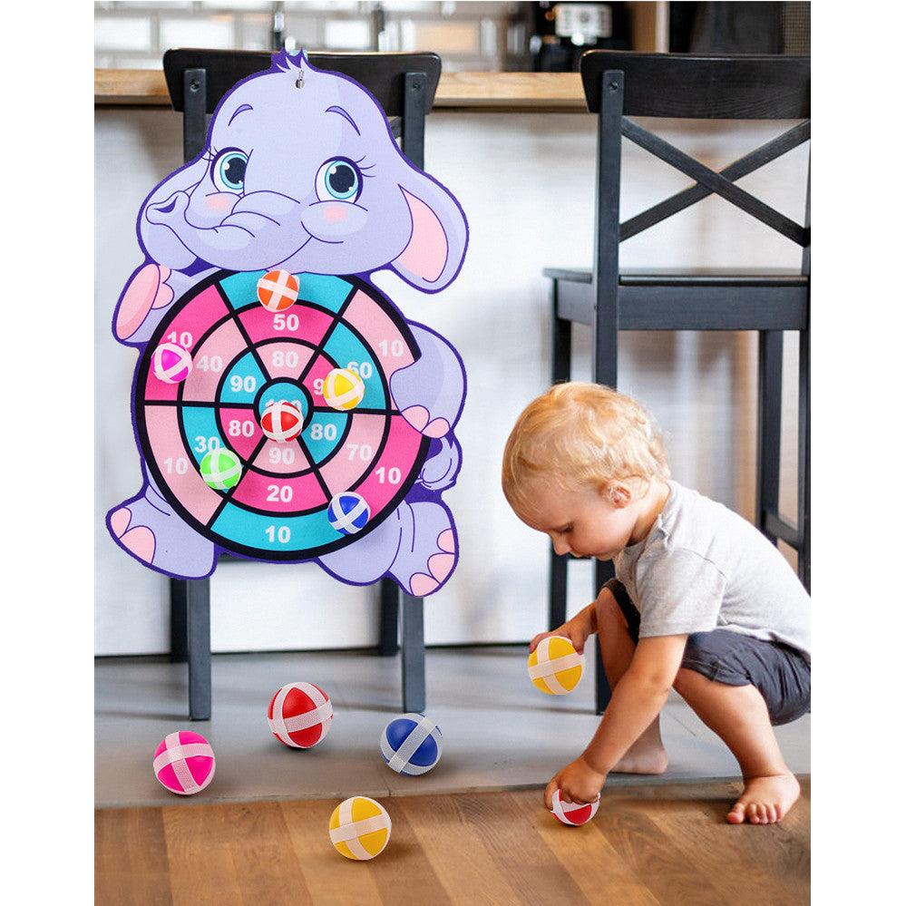 Kids Rabbit Dart Board with Sticky Balls by HitMyNeed
