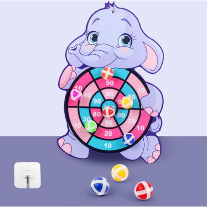 Kids Rabbit Dart Board with Sticky Balls by HitMyNeed