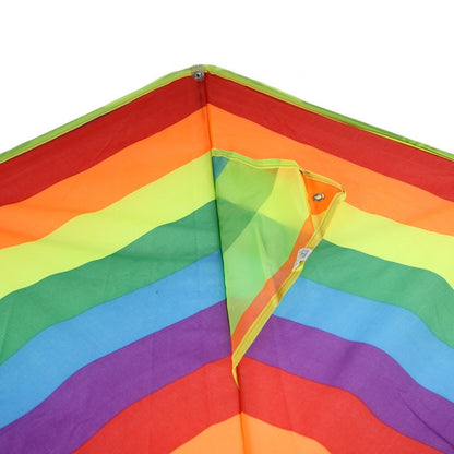 Kids Rainbow Kite Outdoor Toy 95 x 150 cm by HitMyNeed
