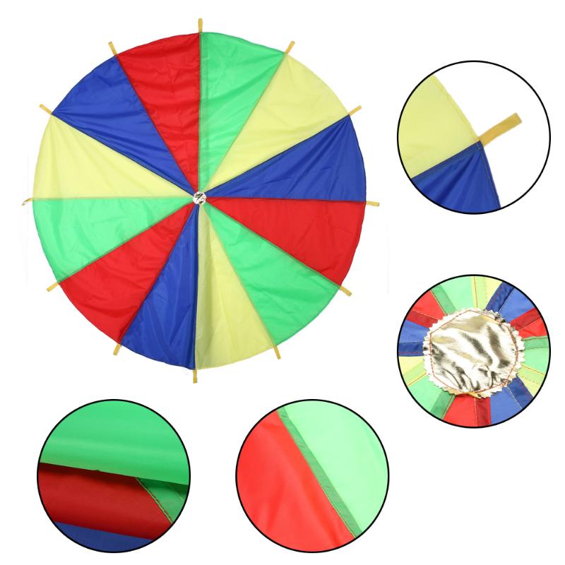 Kids Rainbow Parachute Game - 2m Activity Play Mat by HitMyNeed