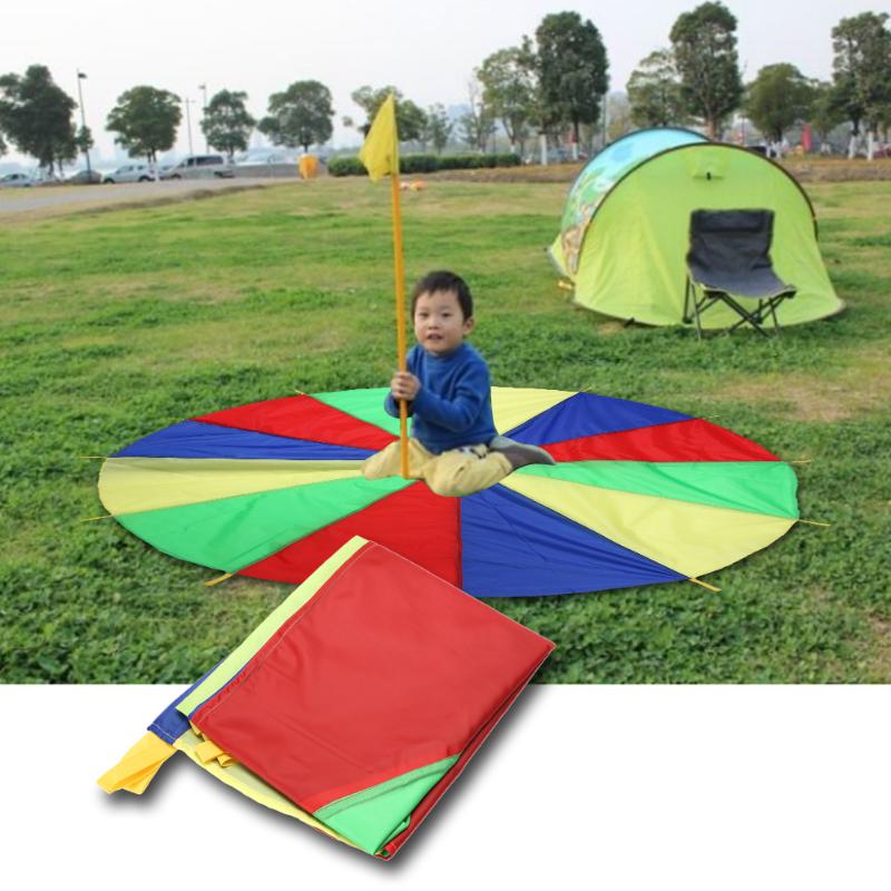 Kids Rainbow Parachute Game - 2m Activity Play Mat by HitMyNeed