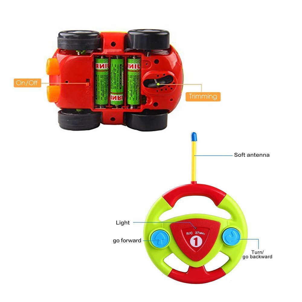 Kids Remote Control Car with Lights and Sounds by HitMyNeed