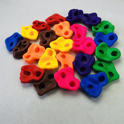 Kids Rock Climbing Holds Set with Mounting Screws by HitMyNeed