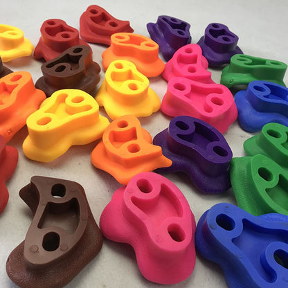 Kids Rock Climbing Holds Set with Mounting Screws by HitMyNeed