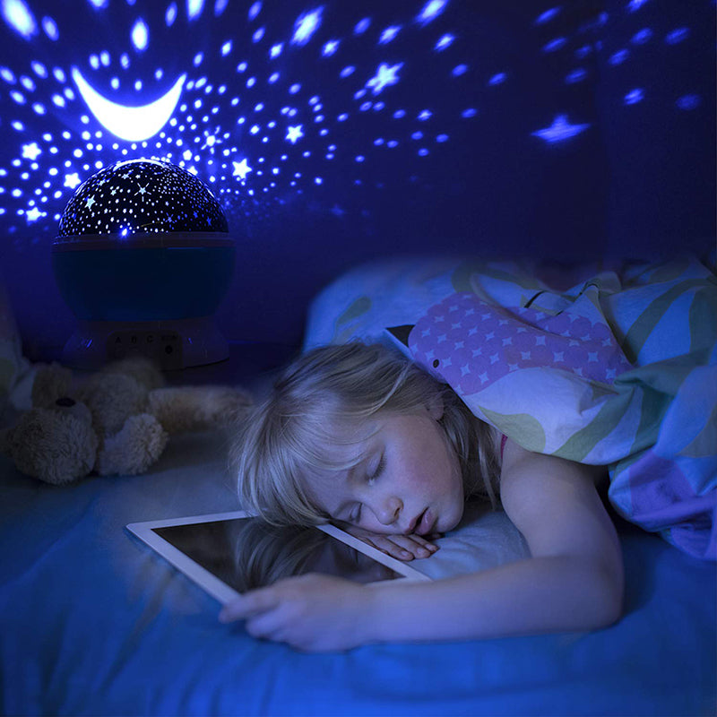 Kids Rotating Night Light Star Projector Lamp by HitMyNeed