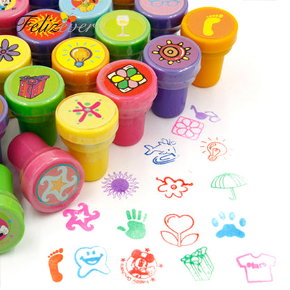 Kids Rubber Stamp Party Favors Set (36 Pieces) by HitMyNeed