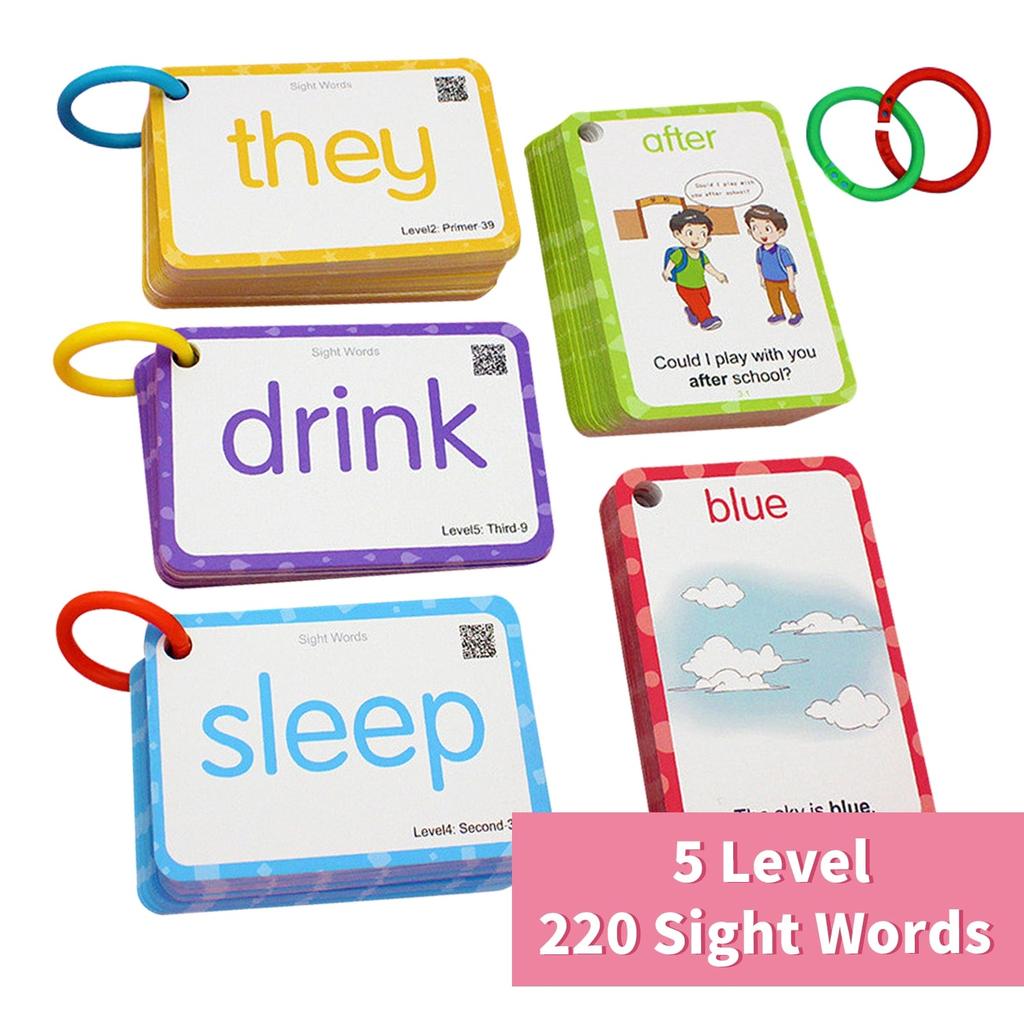 Kids Sight Words Flash Cards with QR Learning by HitMyNeed