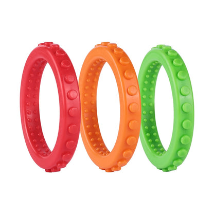 Kids Silicone Teething Bracelets (3-Pack) by HitMyNeed
