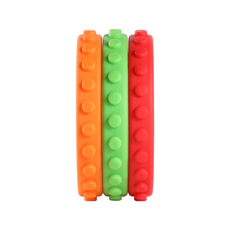 Kids Silicone Teething Bracelets (3-Pack) by HitMyNeed