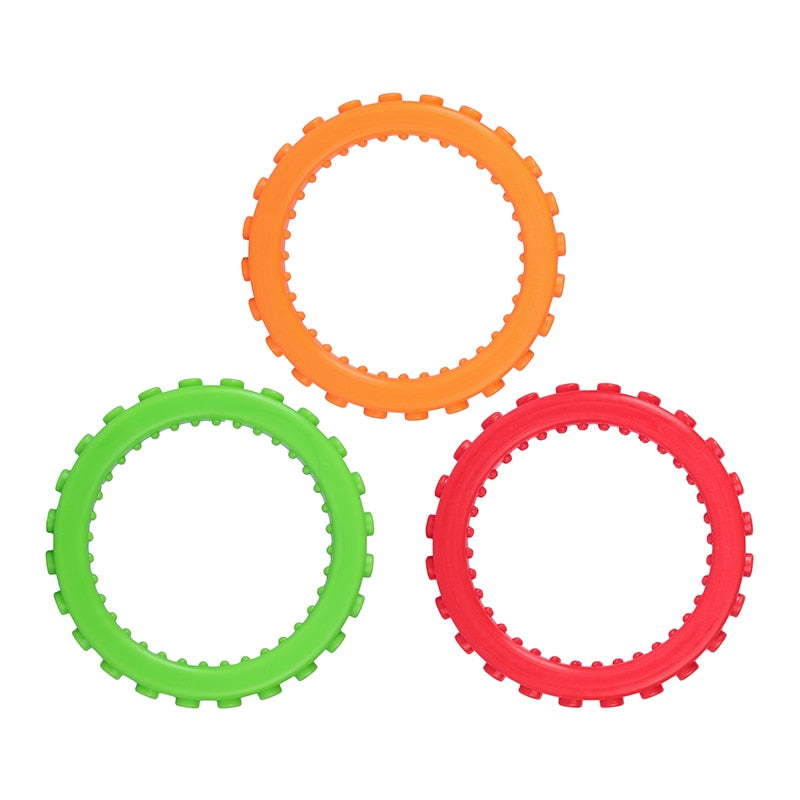 Kids Silicone Teething Bracelets (3-Pack) by HitMyNeed