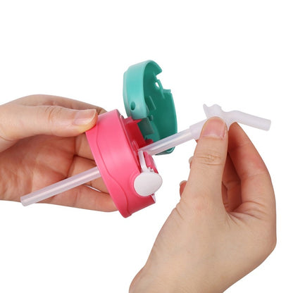 Kids Sippy Cup with Silicone Straw, 400ml by HitMyNeed