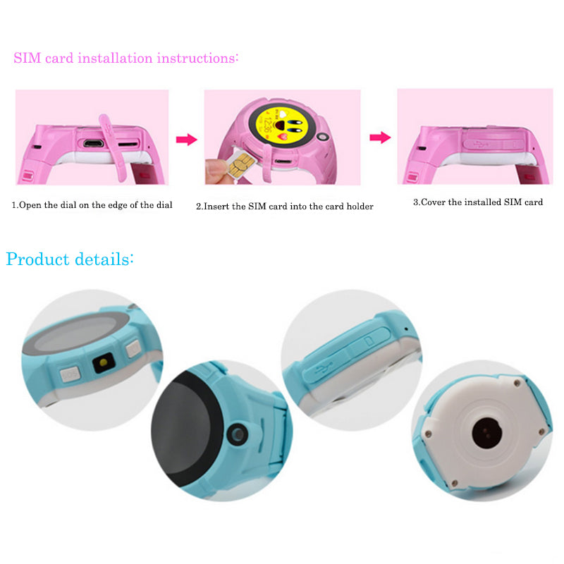 Kids Smartwatch with GPS, WiFi & Camera Tracker by HitMyNeed