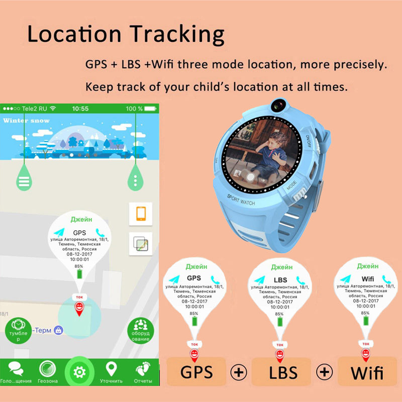 Kids Smartwatch with GPS, WiFi & Camera Tracker by HitMyNeed