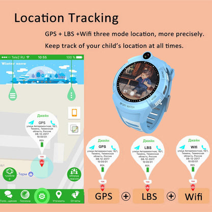 Kids Smartwatch with GPS, WiFi & Camera Tracker by HitMyNeed