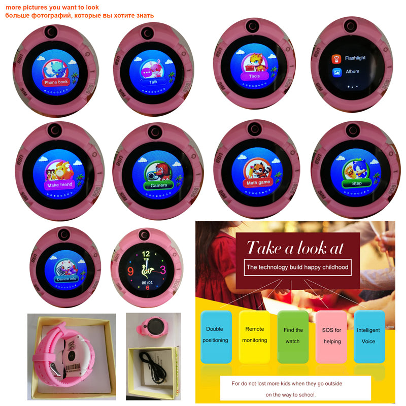 Kids Smartwatch with GPS, WiFi & Camera Tracker by HitMyNeed