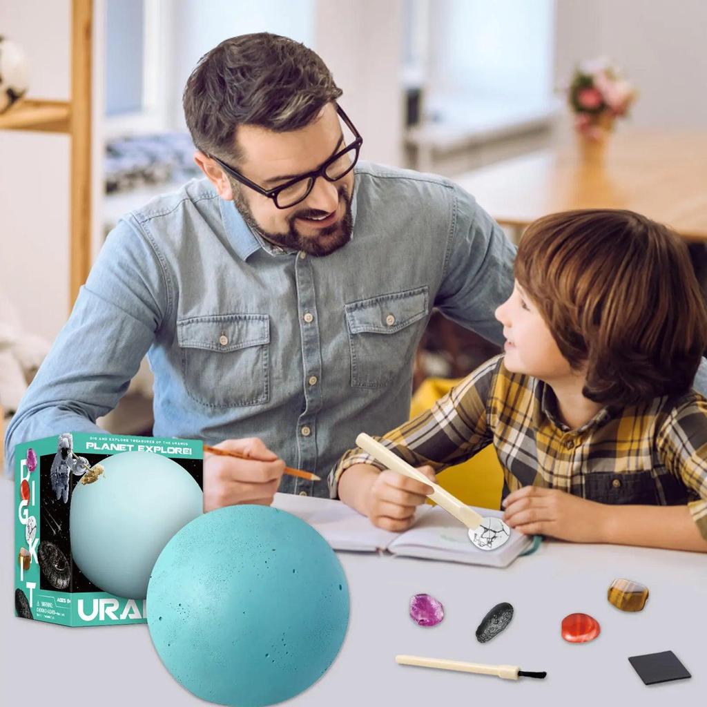 Kids Solar System Gemstone Dig & Excavation Kit by HitMyNeed