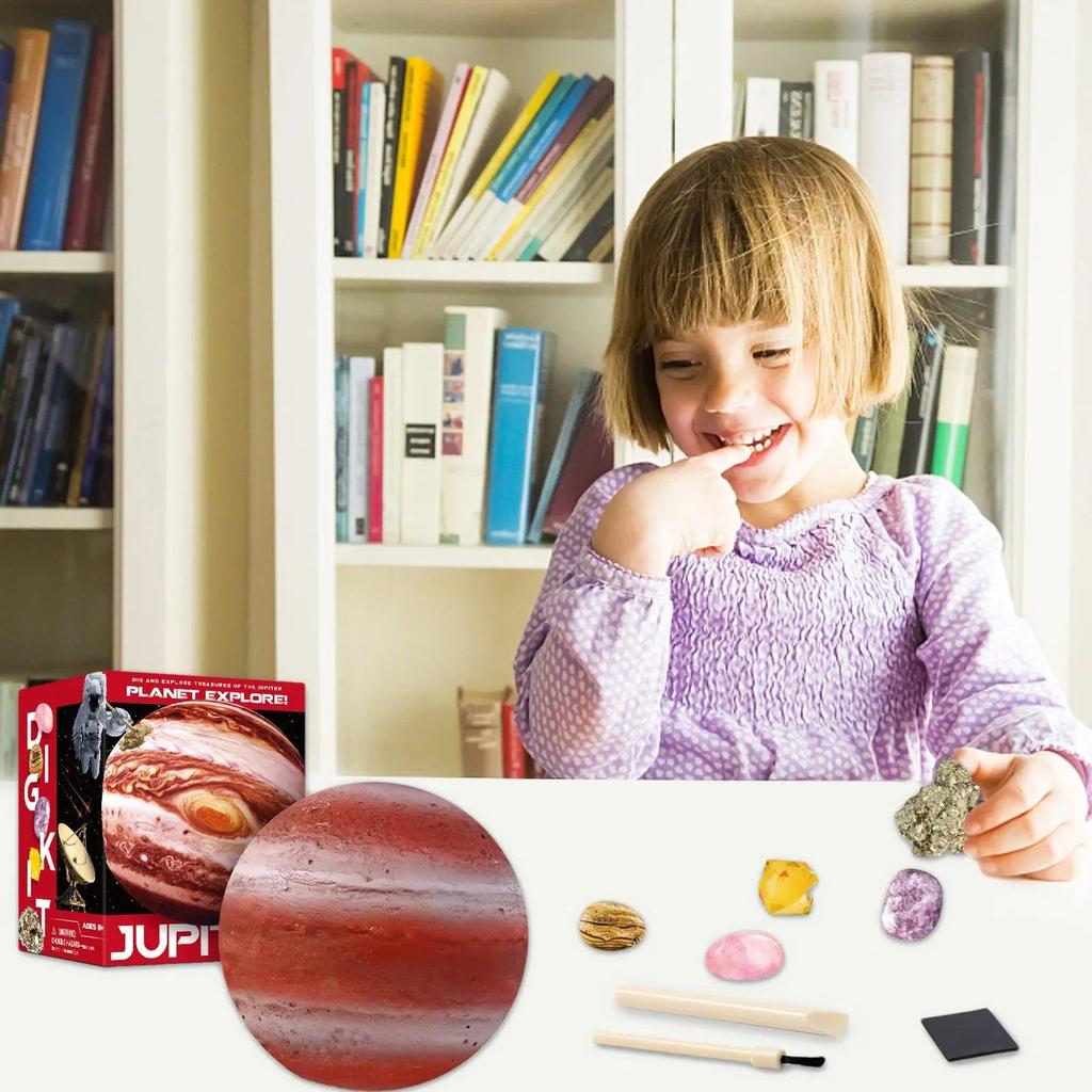 Kids Solar System Gemstone Dig & Excavation Kit by HitMyNeed