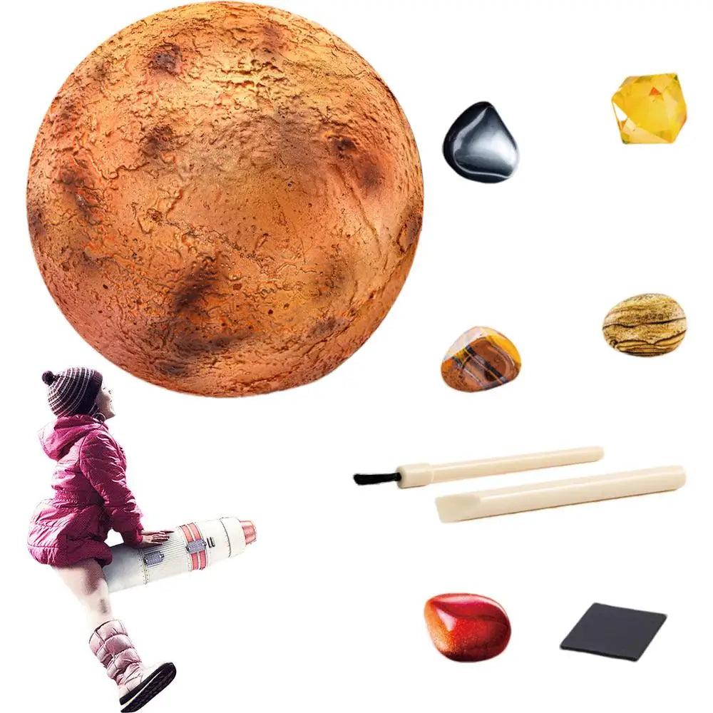 Kids Solar System Gemstone Dig & Excavation Kit venus by HitMyNeed
