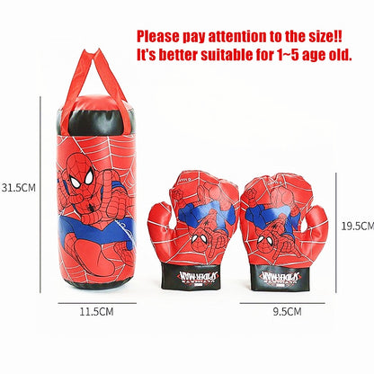 Kids Spider-Man Punching Bag and Boxing Gloves Set by HitMyNeed