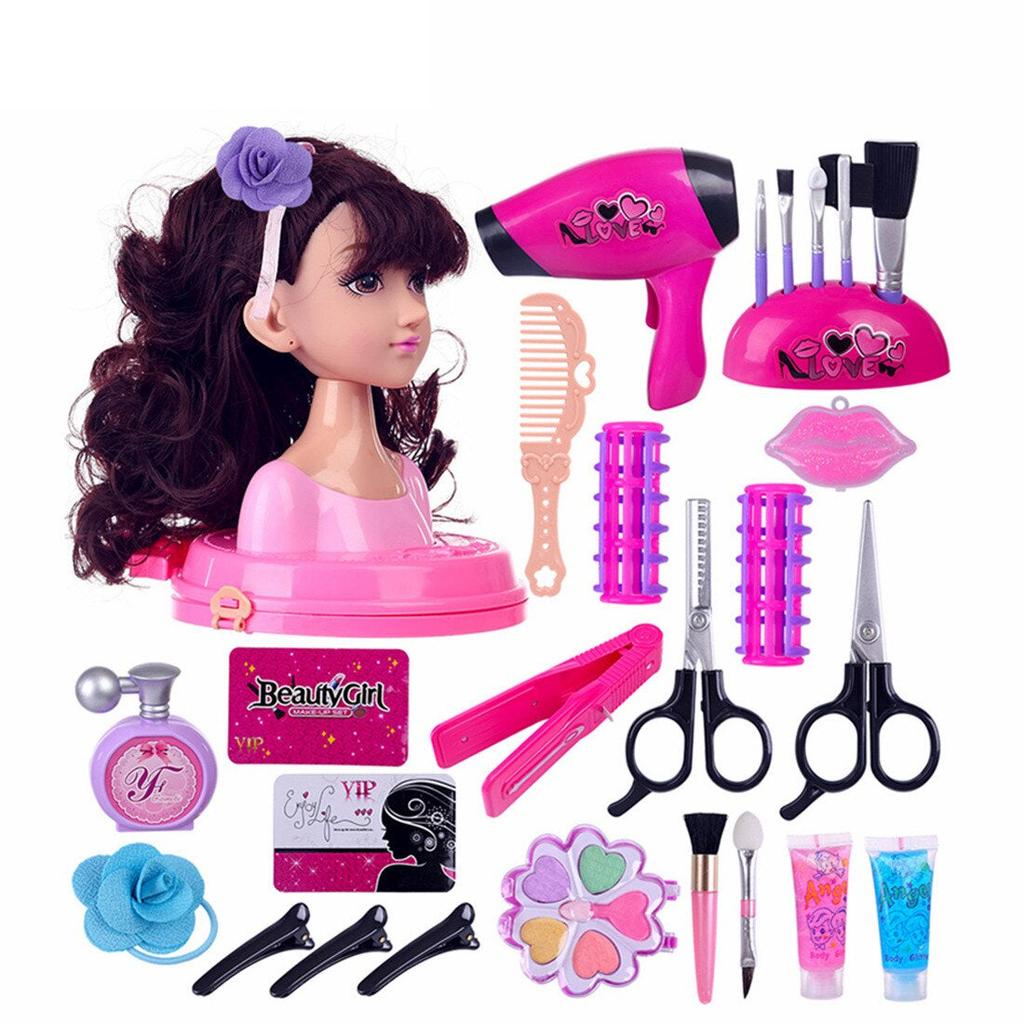 Kids Styling Head Doll Hair and Makeup Playset by HitMyNeed