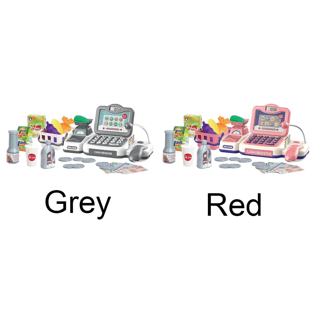 Kids Supermarket Cash Register Playset with Scanner by HitMyNeed