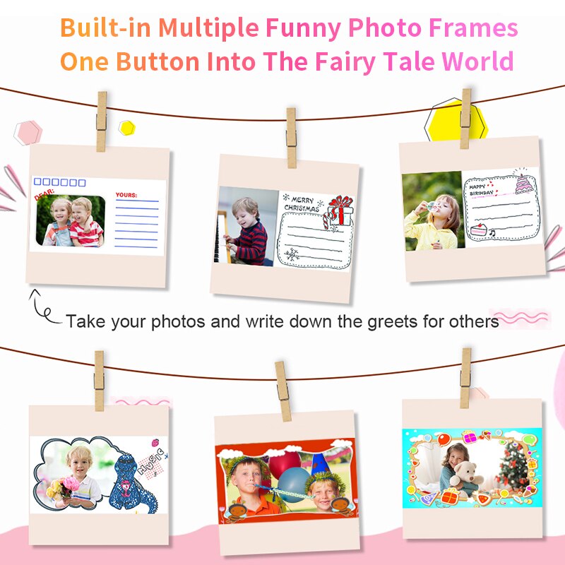 Kids Thermal Print Digital Camera with 1080p Video by HitMyNeed