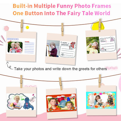 Kids Thermal Print Digital Camera with 1080p Video by HitMyNeed
