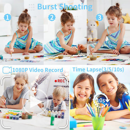 Kids Thermal Print Digital Camera with 1080p Video by HitMyNeed