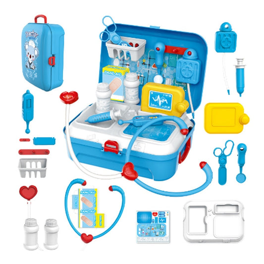 Kids Toy Doctor Kit Backpack with Lights & Sounds by HitMyNeed