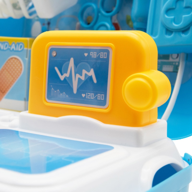 Kids Toy Doctor Kit Backpack with Lights & Sounds by HitMyNeed
