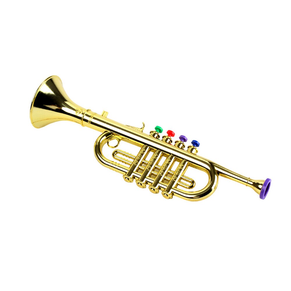 Kids Toy Trumpet Plastic Musical Instrument by HitMyNeed