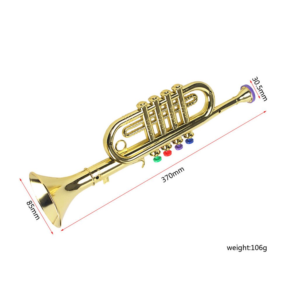 Kids Toy Trumpet Plastic Musical Instrument by HitMyNeed