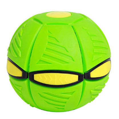 Kids UFO Transforming Disc Ball Outdoor Toy green-no-led by HitMyNeed