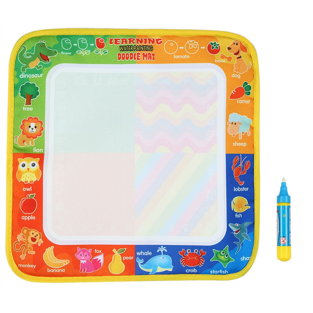 Kids Water Drawing Cloth Mat with Magic Pen by HitMyNeed