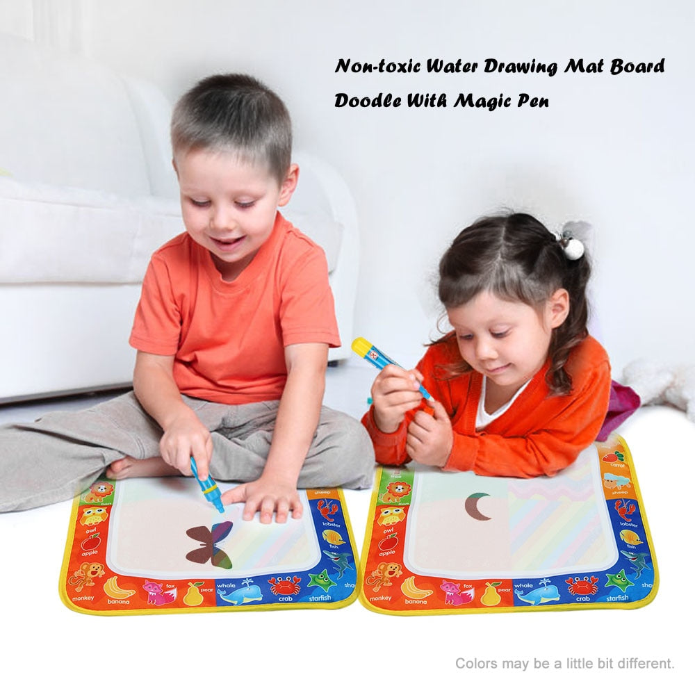 Kids Water Drawing Cloth Mat with Magic Pen by HitMyNeed