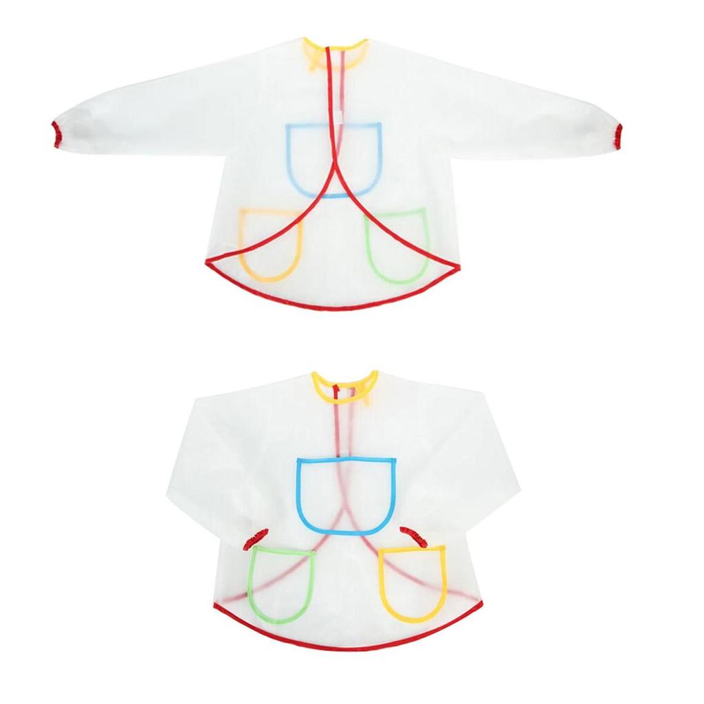 Kids Waterproof Painting Apron with Pockets by HitMyNeed