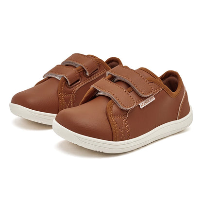 Kids Wide Toe Barefoot Minimalist Sneakers brown 33.0 by HitMyNeed