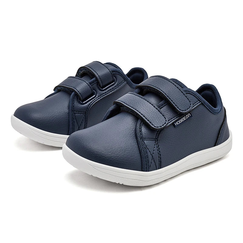 Kids Wide Toe Barefoot Minimalist Sneakers navy-blue 35.0 by HitMyNeed
